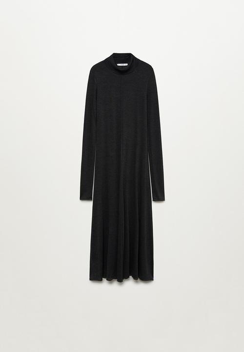 MANGO - Dress almi - dark grey