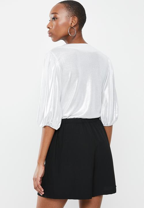 Glamorous - Serina bodysuit - silver 