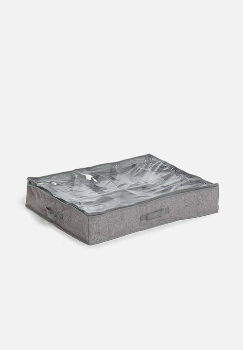 Sixth Floor - 12 section shoe bag - light grey
