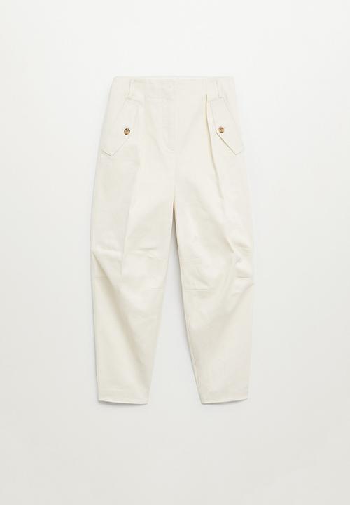 MANGO - Trousers moon - neutral