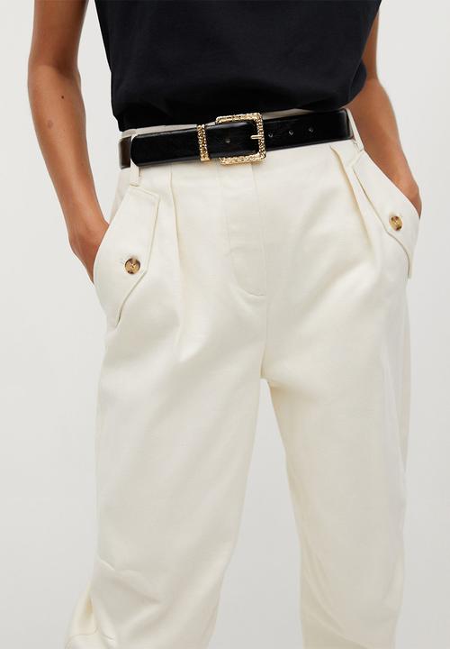 MANGO - Trousers moon - neutral