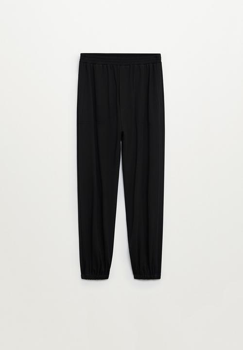 MANGO - Trousers bombay - black