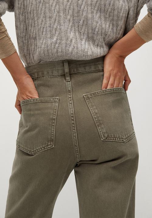MANGO - Jeans veronica - khaki