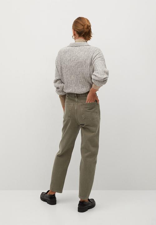 MANGO - Jeans veronica - khaki