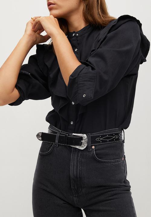 MANGO - Jeans veronica - dark grey