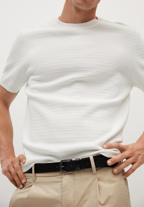 MANGO - Blanca polo shirt - white
