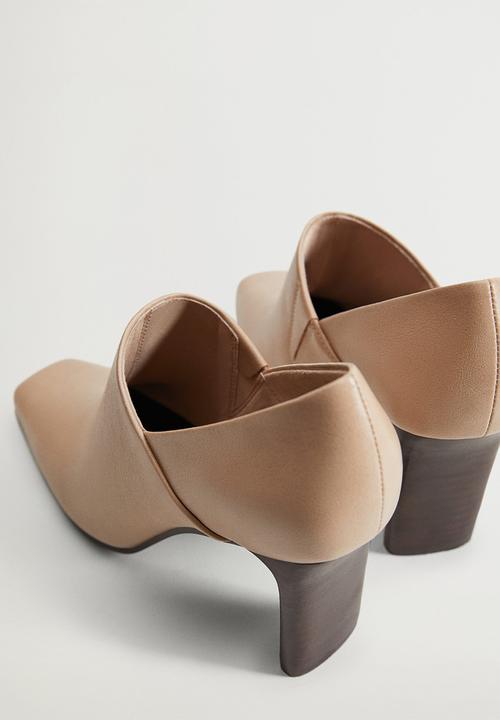 MANGO - Daft heel - light beige