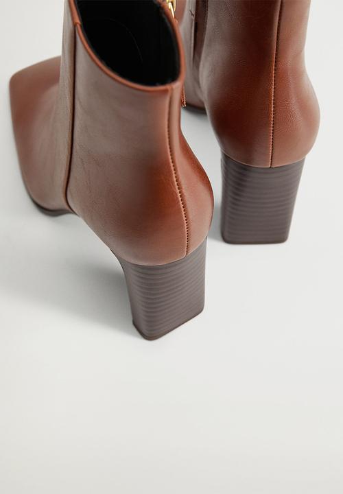 MANGO - Tierra ankle boot - brown