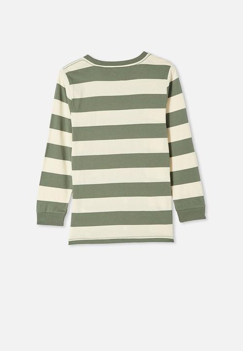 Cotton On - Core long sleeve tee - green 