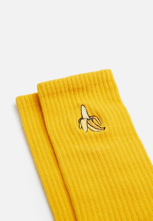 Factorie - Retro ribbed socks - yellow