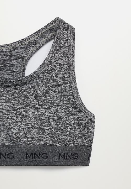 MANGO - Tana bra - charcoal