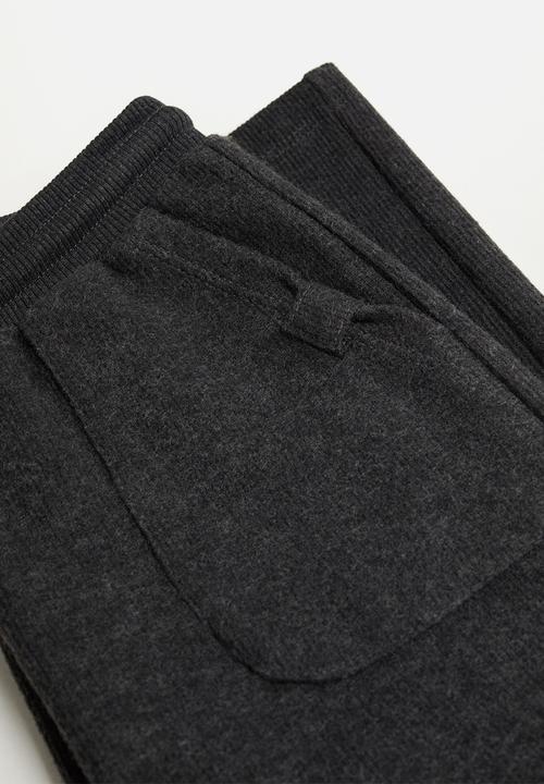 MANGO - Naiara trousers - charcoal
