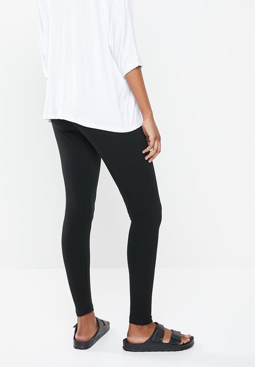 Superbalist - 2 pack  maternity leggings - black