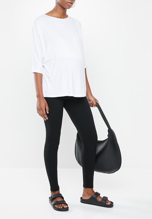 Superbalist - 2 pack  maternity leggings - black