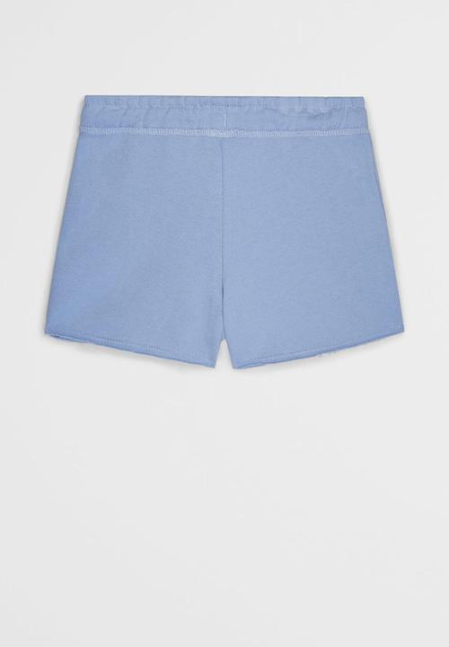 MANGO - Lea shorts - pastel blue