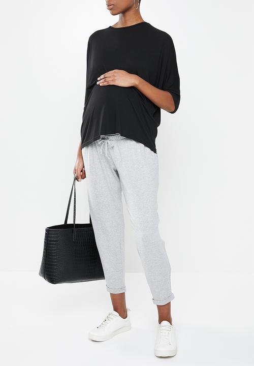 Superbalist - Maternity easy fit drop crotch jogger - grey