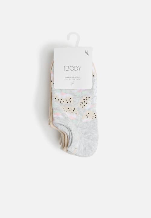 Cotton On - 5 Pack body low cut socks - multi 