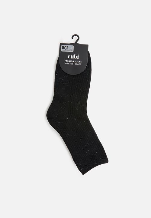 Cotton On - 5Pack sparkle sock - multi