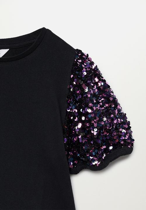 MANGO - Diamond bodysuit - black