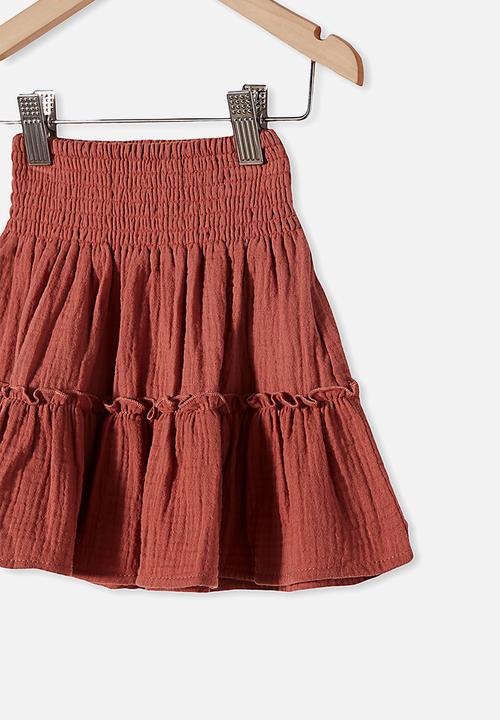 Cotton On - Luisa skirt - rust 