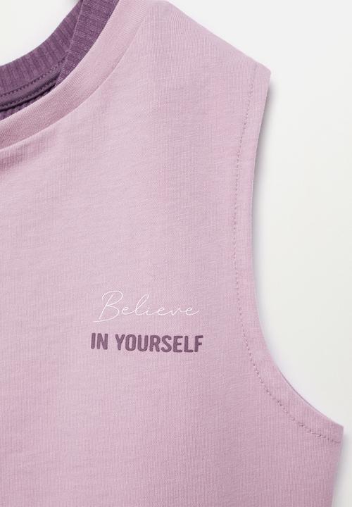 MANGO - Mind short sleeve tee - pastel purple