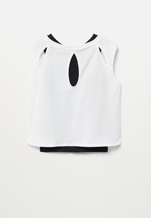 MANGO - Mind short sleeve tee - natural