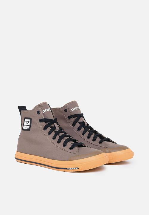 Diesel  - S-astico mid cut sneakers - kangaroo