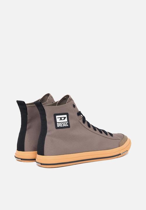Diesel  - S-astico mid cut sneakers - kangaroo