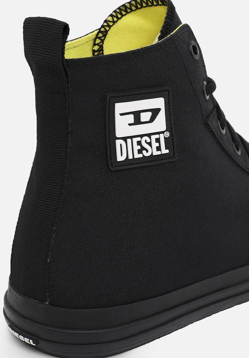 Diesel  - S-astico mid cut sneakers - black
