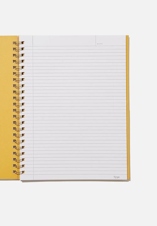 Typo - A4 campus notebook recycled - good time rolling