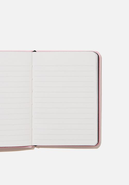 Typo - A6 buffalo journal - pink