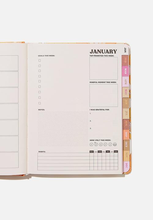 Typo - 2021 Wellness planner - multi 