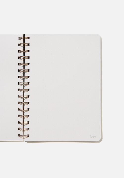 Typo - A5 dot daily scribe notebook - grey