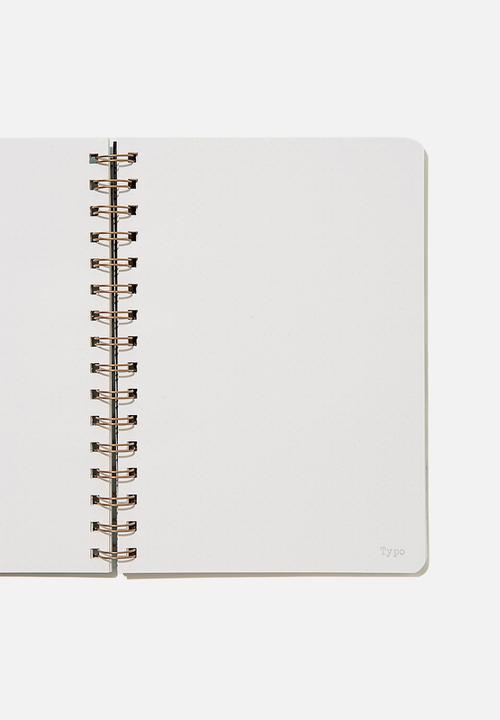 Typo - A5 dot daily scribe notebook - turquoise