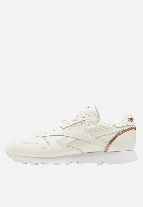 Reebok - Cl lthr - chalk/golden bronze /ftwr white