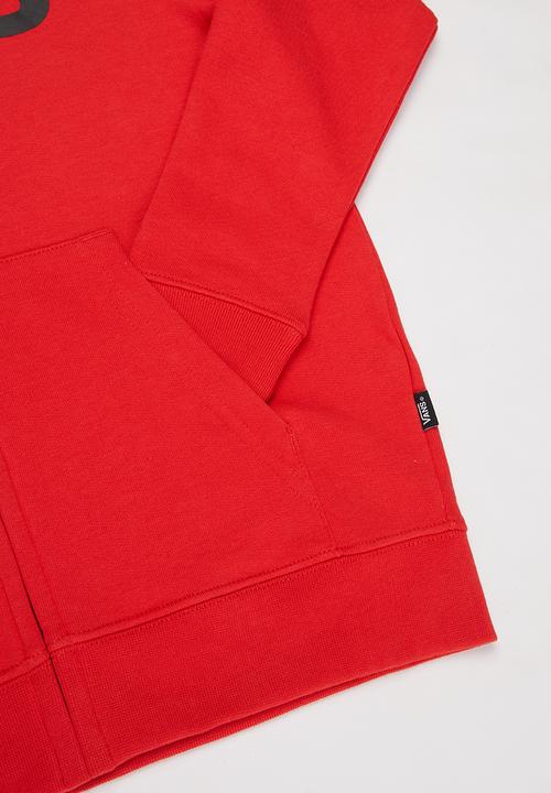 Vans - Vans classic zip hoodie ii boys - red