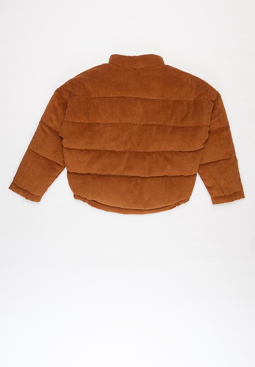 KIDS ONLY - Nevie padded corduroy jacket - brown