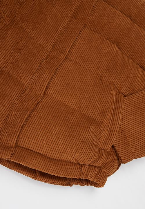 KIDS ONLY - Nevie padded corduroy jacket - brown