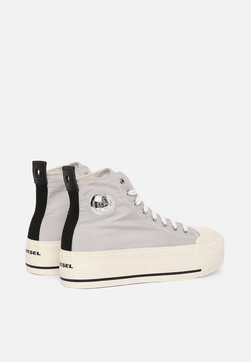 Diesel  - S-astico mc wedge sneakers - glacier grey