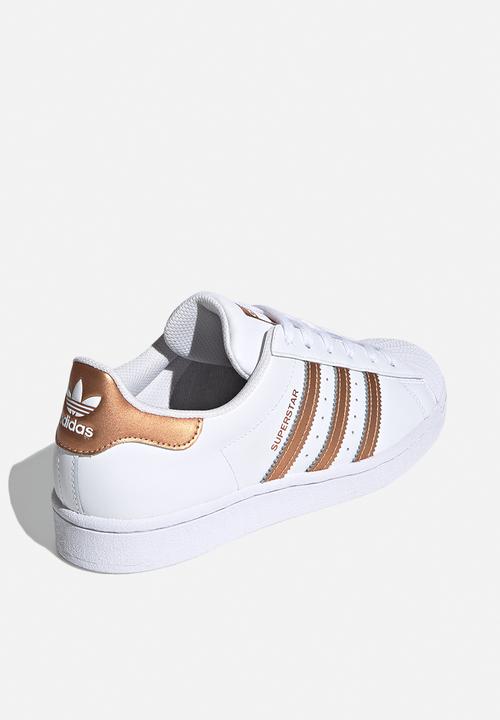 adidas Originals - Superstar w - ftwr white/copper met./core black