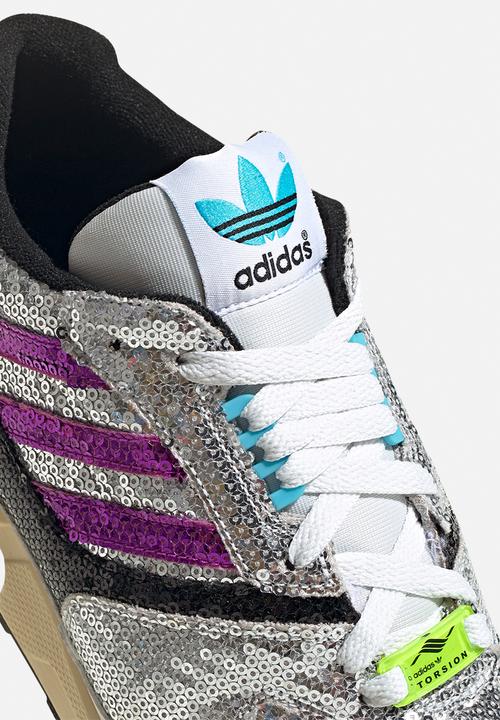adidas Originals - Zx 4000 w - crystal white/shock purple/core black