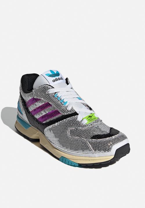 adidas Originals - Zx 4000 w - crystal white/shock purple/core black
