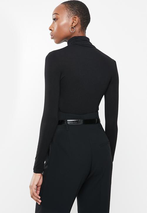 MANGO - T-shirt second - black