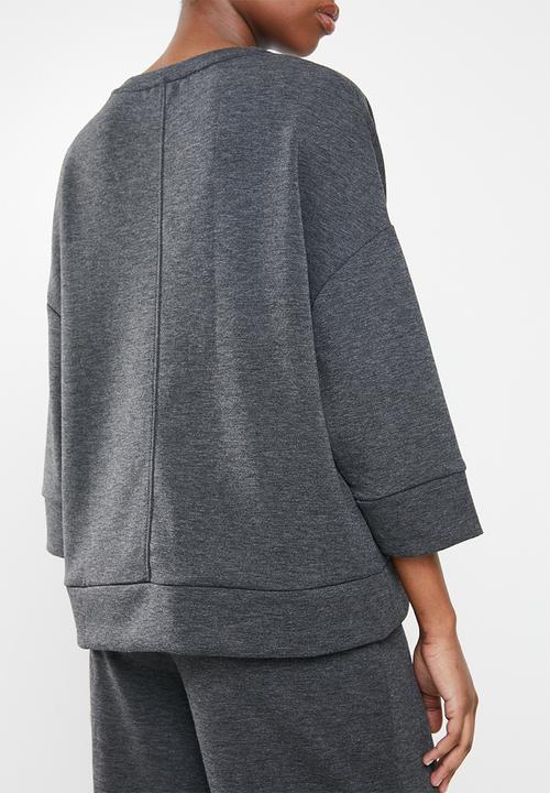 MANGO - Sweatshirt mia - dark grey