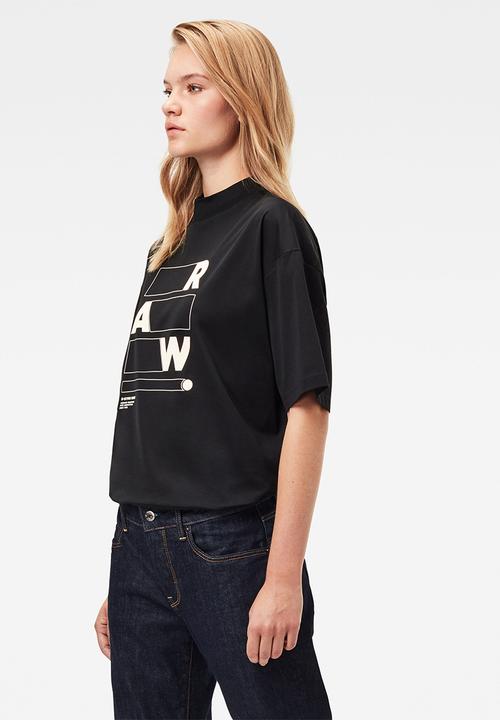 G-STAR - Raw applique gr carnn mock s\s - black