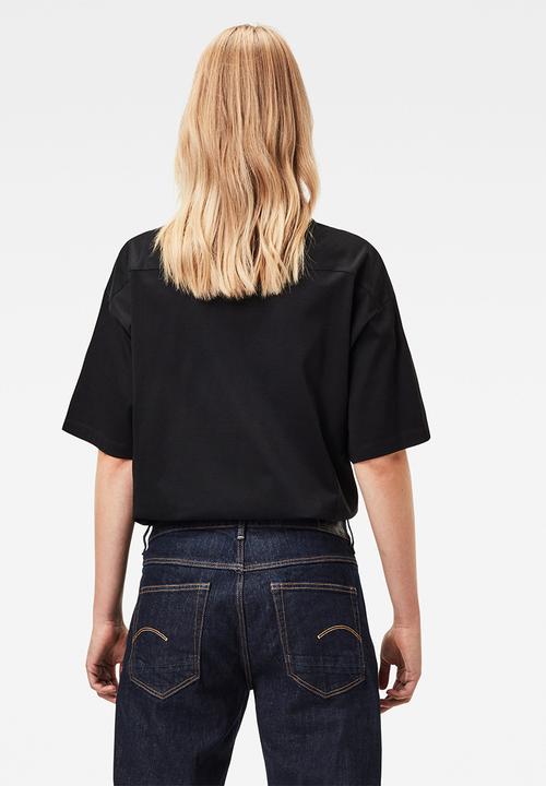 G-STAR - Raw applique gr carnn mock s\s - black