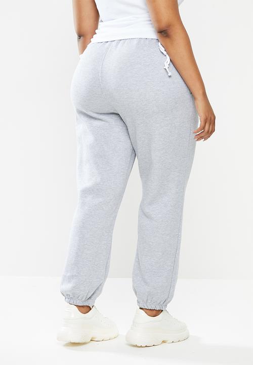 Missguided - Plus size 90's joggers - grey