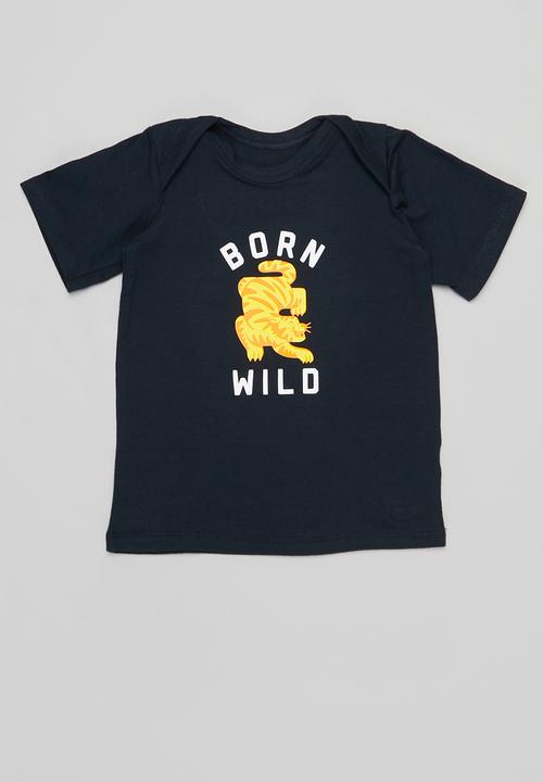 Superbalist Kids - Baby boys 2 pack graphic top - navy & white
