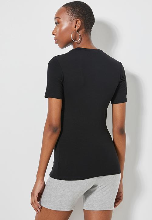 Superbalist - 3 Pack crew neck tee's - black/white/mocha
