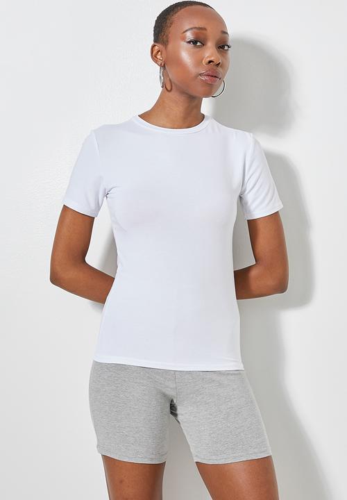 Superbalist - 3 Pack crew neck tee's - black/white/mocha